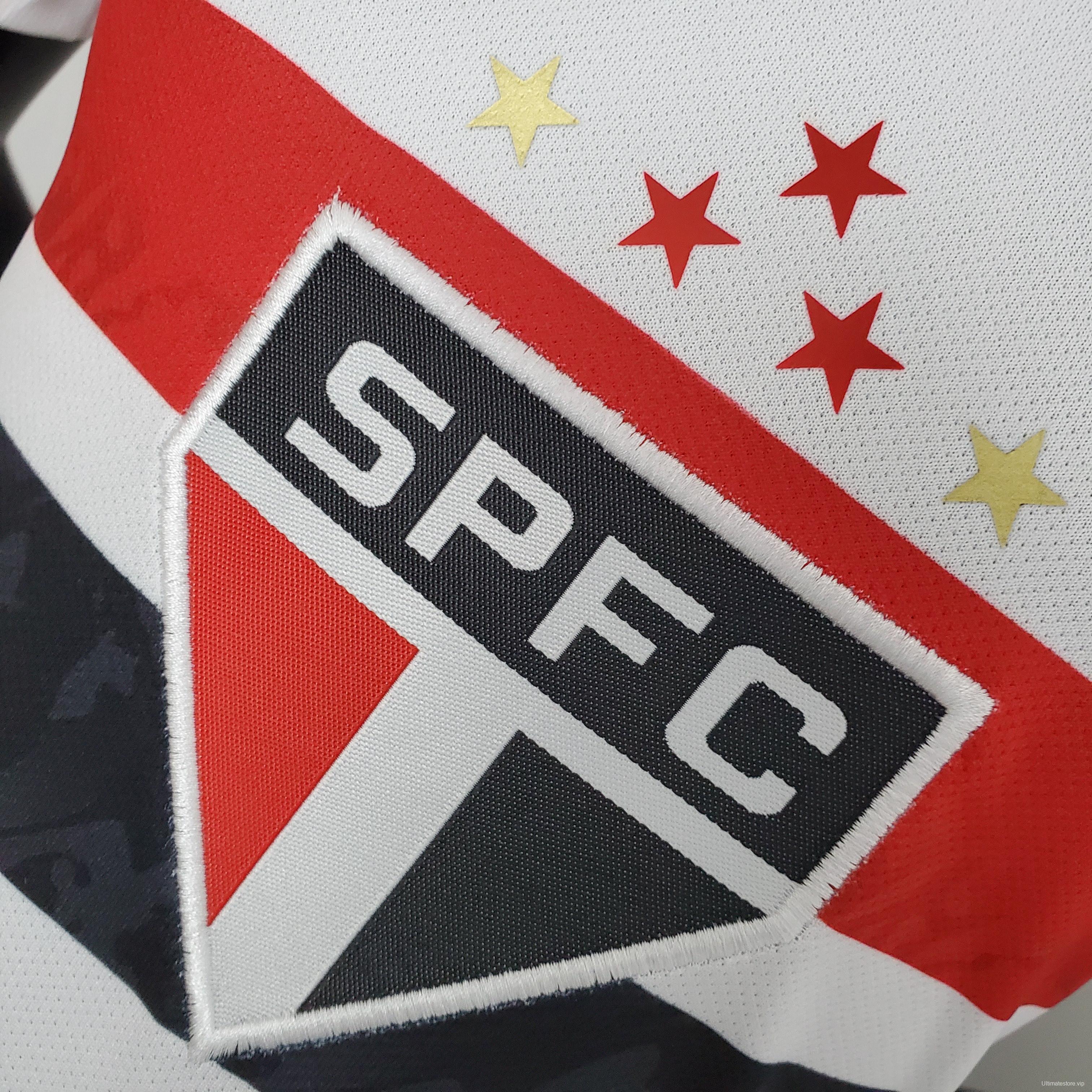 22/23 kids São Paulo home Soccer Jersey