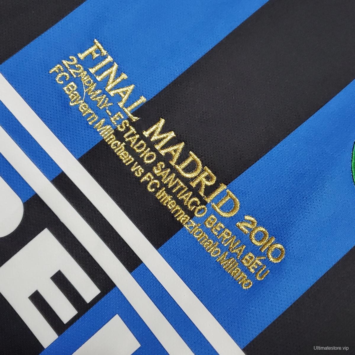 Retro 2010 Inter Milan home Soccer Jersey