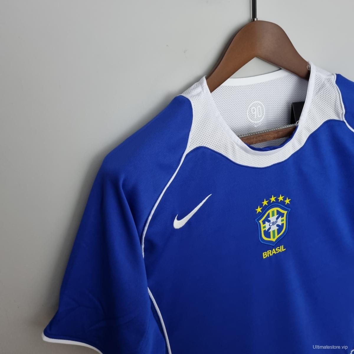 Retro 2004/06 Brazil away Soccer Jersey