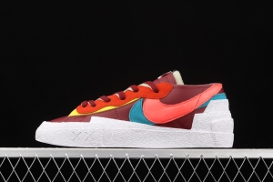 Sacai x NIKE Blazer Low co-signed Trail Blazers low-top casual board shoes DM7901-600