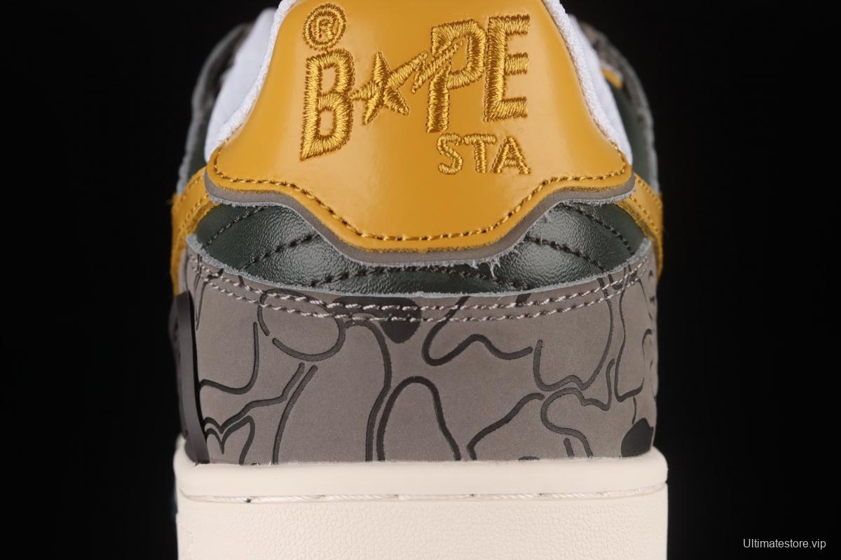 Human MAdidase Bape Sta Sk8 To Nigo trend godfather Nigo brand ape head classic skateboard shoes 1H80191007