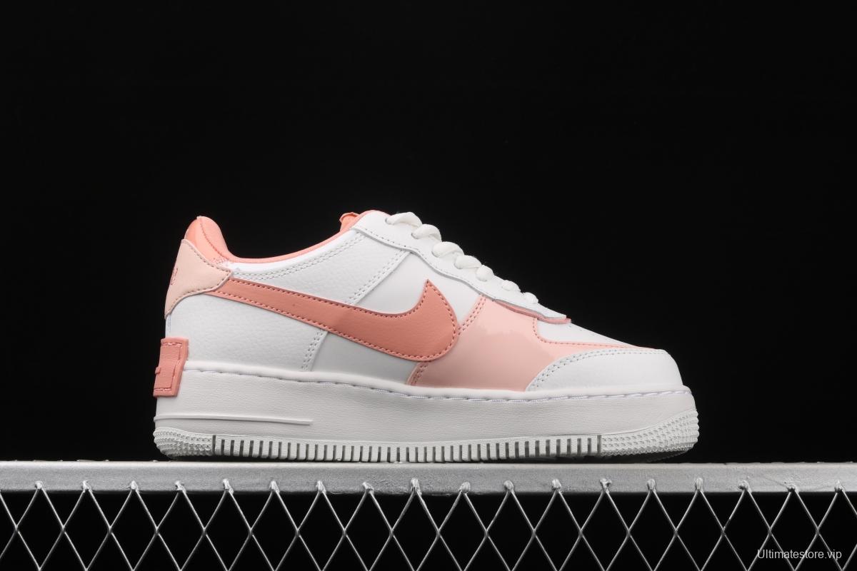 NIKE Air Force 1 ShAdidasow light weight heightened low-top board shoes CJ1641-101,