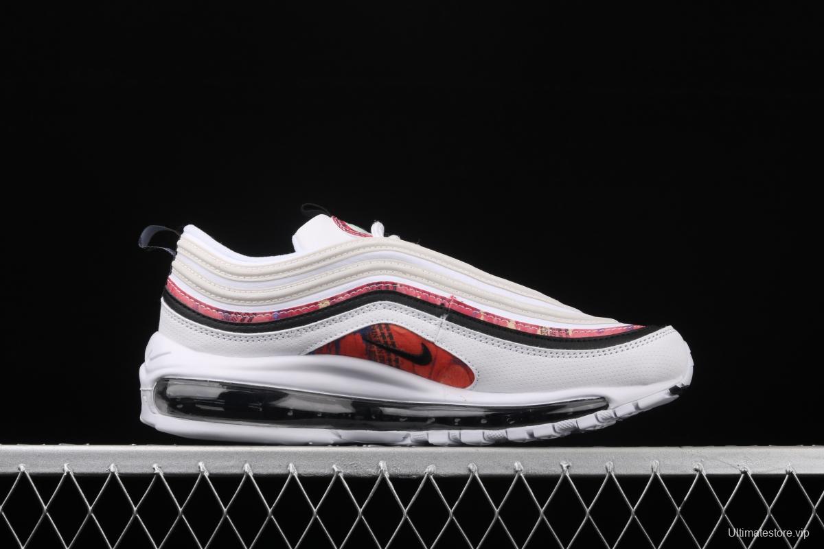 NIKE Air Max 97 colorful bullet air cushion running shoes CU4731-100