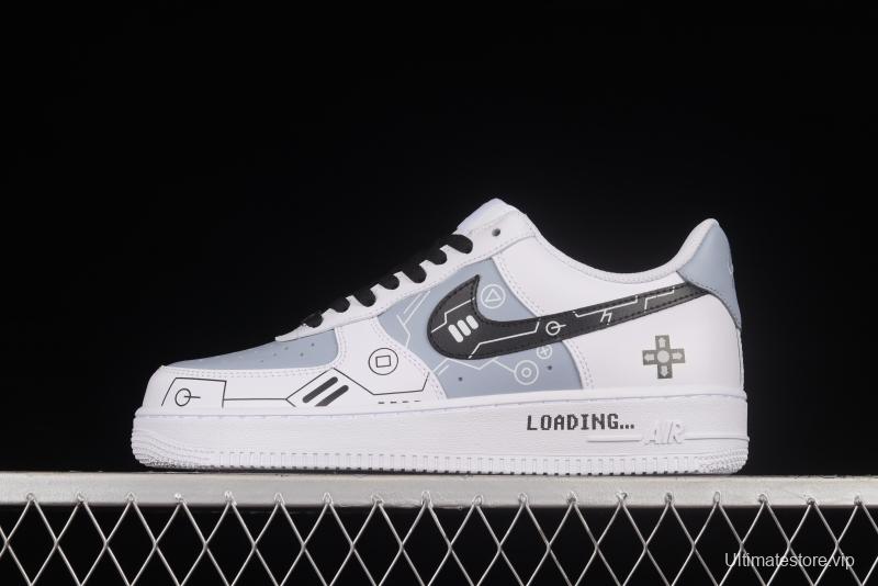 NIKE Air Force 1'07 Low Video Game Theme Low Top Sports Casual Sneakers CW2288-111