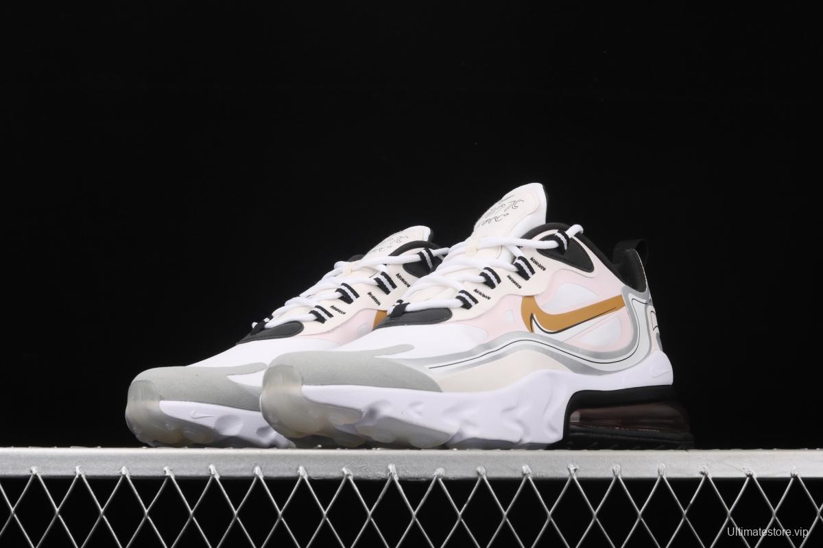 NIKE Air Max 270React new high-frequency mesh hollowing out function half-palm air cushion running shoes CK4126-001