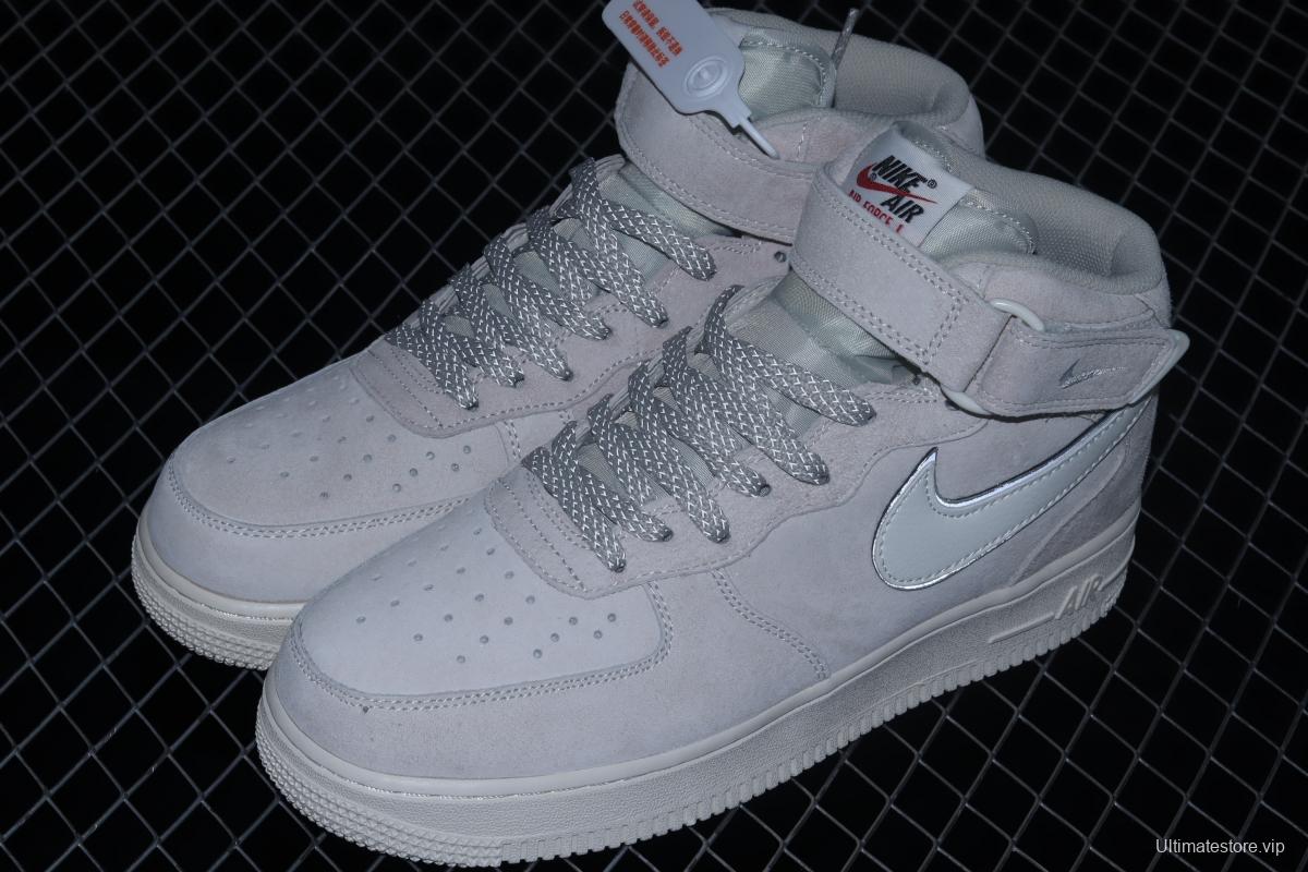 NIKE Air Force 11607 Mid 3M reflective medium-top casual board shoes AA1118-005