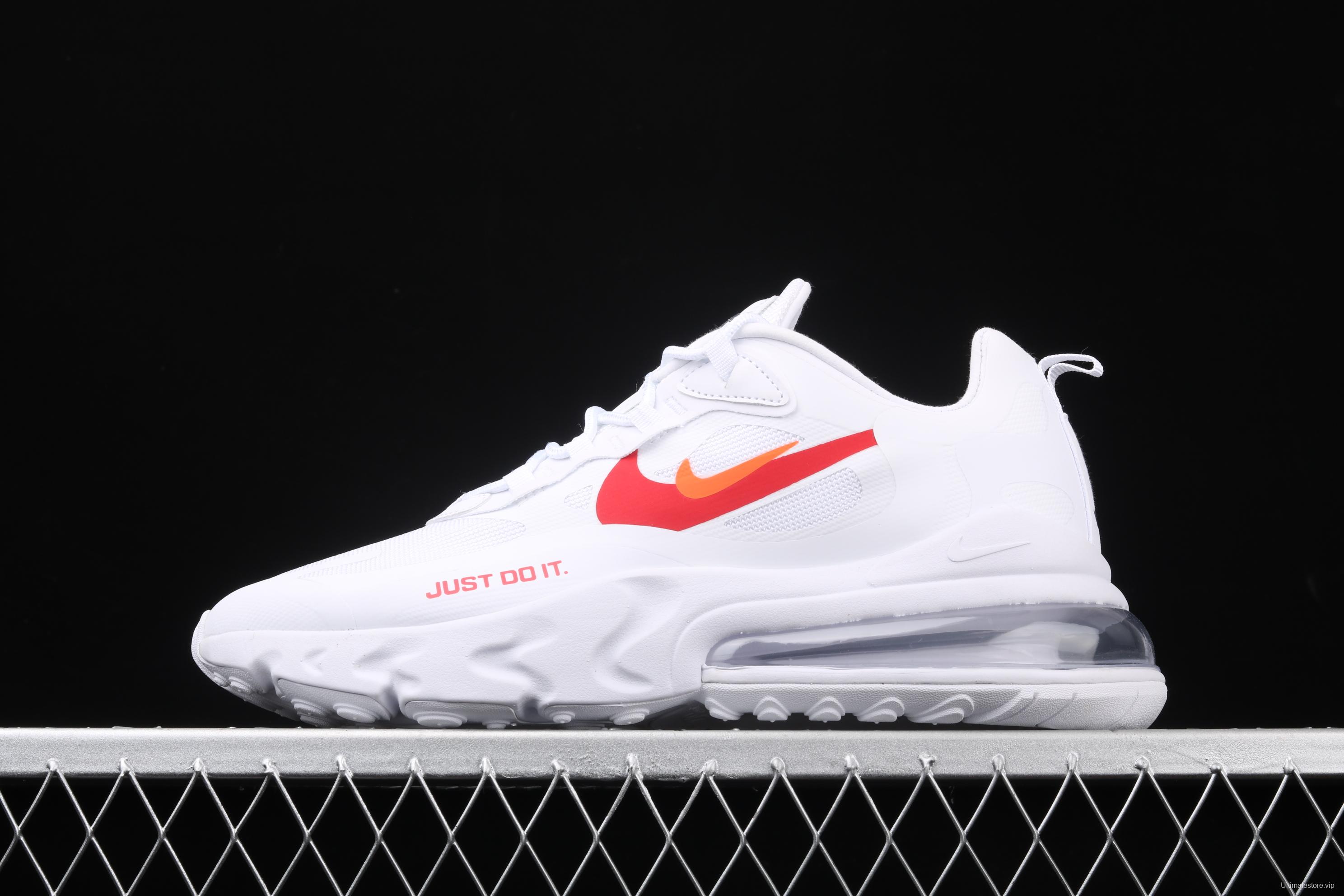 NIKE Max 270,100 React Just Do It mixed technology half palm air cushion running shoes CT2203-100