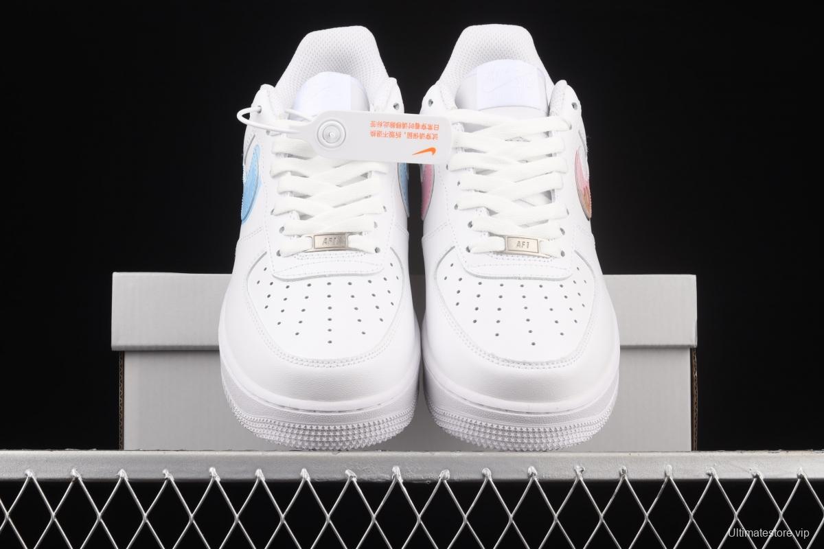 NIKE Air Force 12007 Valentine's day Valentine's Day mandarin duck hook low-end leisure sports board shoes CW2288-111,