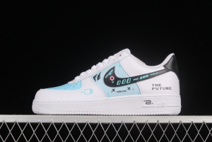 NIKE Air Force 1'07 Low Video Game Theme Low Casual Sneakers CW2288-111