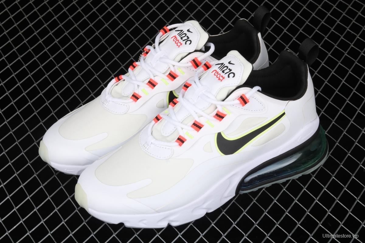 NIKE Air Max 270React new high-frequency mesh hollowing out function half-palm air cushion running shoes CZ6685-100