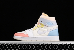 Air Jordan 1 Zoom Air CMFT candy color high top basketball shoes DJ6910-100