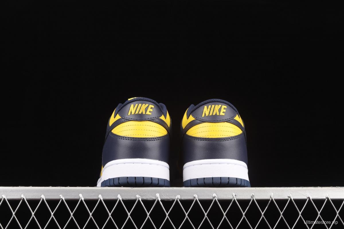 NIKE SB DUNK Low Michigan Michigan color buckle broken backboard fashion casual board shoes DD1391-700