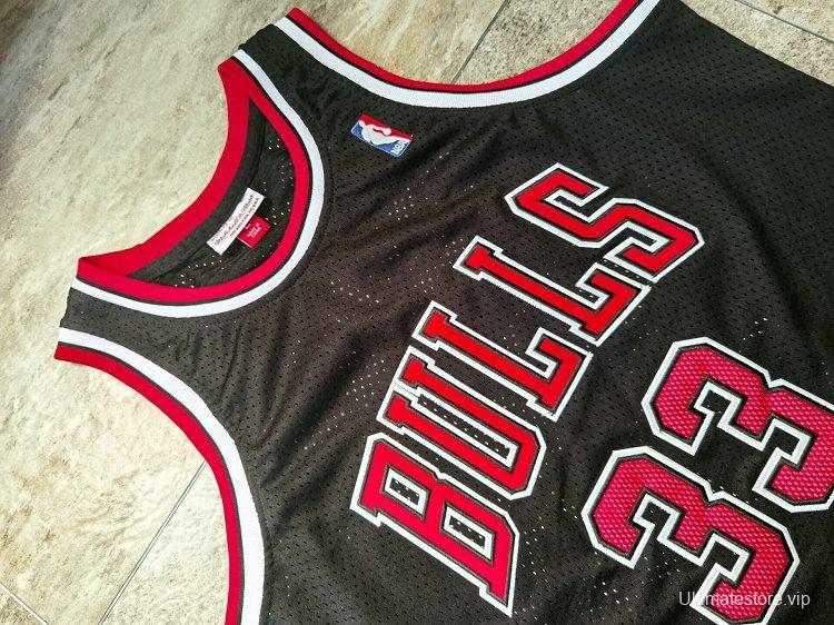 Men's Scottie Pippen Black Retro Classic Team Jersey