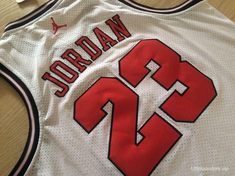 Men's Michael Jordan White Retro Classic Team Jersey