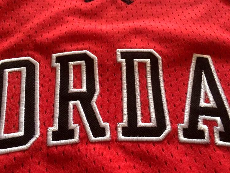 Men's Michael Jordan Red Retro Classic Team Jersey