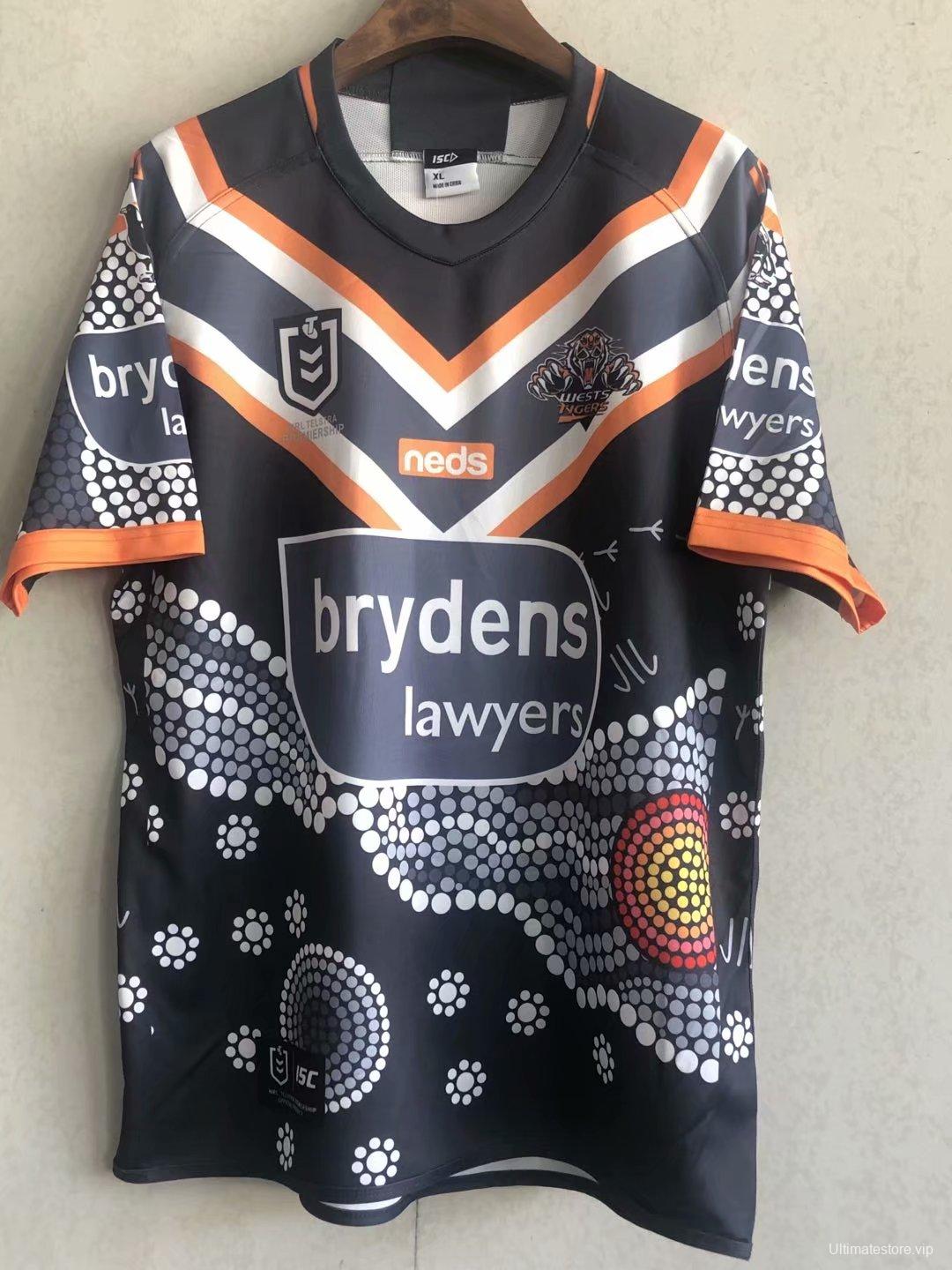 Wests Tigers 2020 Men's Indigenous Rugby Jersey