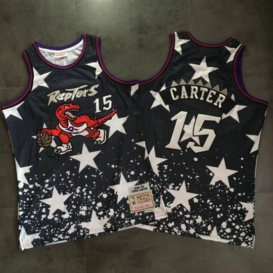 Men's Vince Carter Black Retro Classic Team Jersey