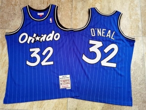 Men's Shaquille O'Neal Blue Retro Classic Team Jersey