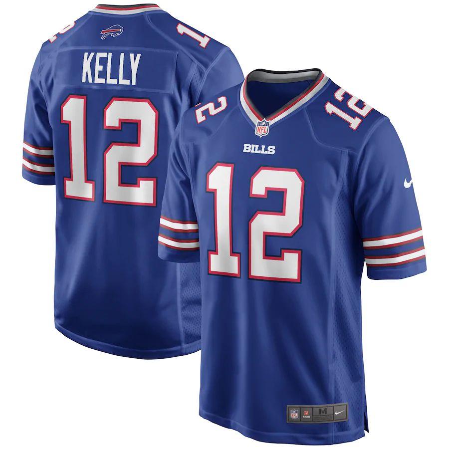 Men's Jim Kelly Royal Retired Player Limited Team Jersey