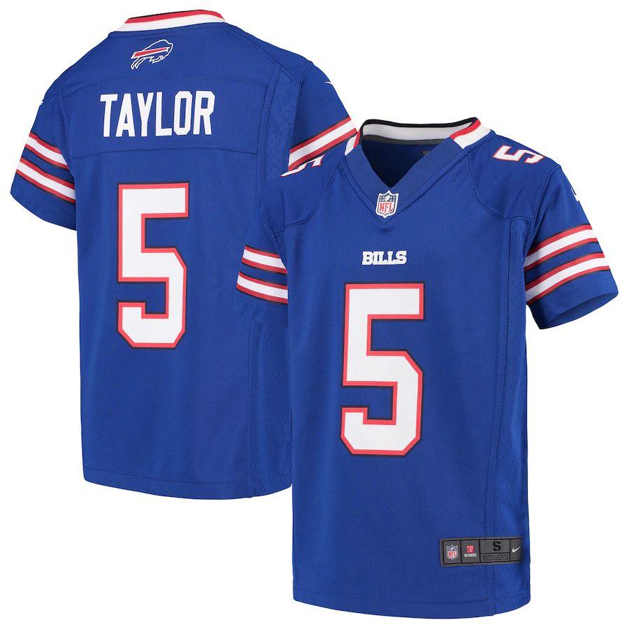 Youth Tyrod Taylor Royal Player Limited Team Jersey