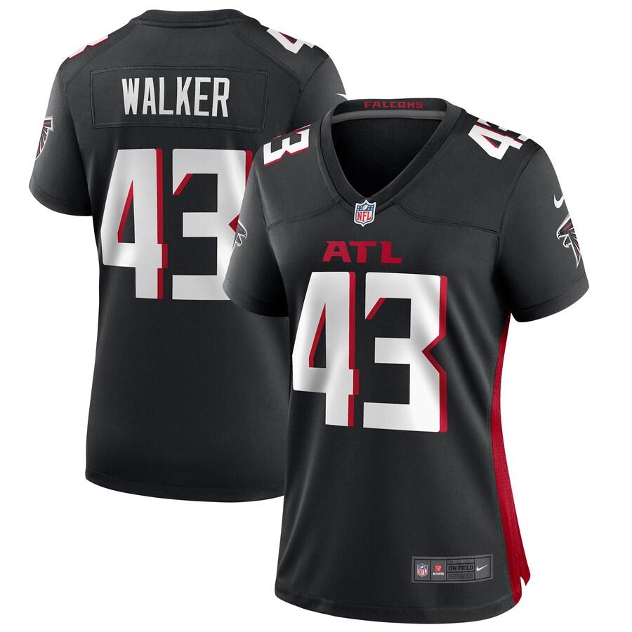 Women's Mykal Walker Black Player Limited Team Jersey