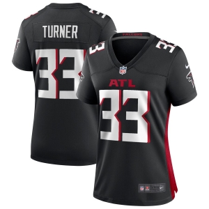 Women's Michael Turner Black Retired Player Limited Team Jersey