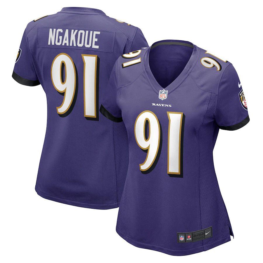 Women's Yannick Ngakoue Purple Player Limited Team Jersey