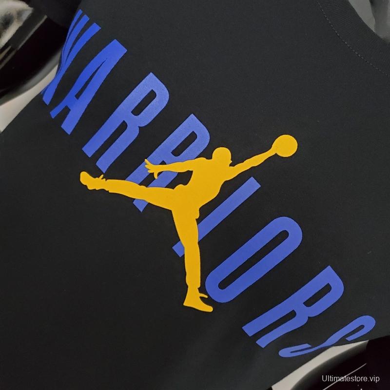 2022 NBA  Warrior Black T-shirts #0042