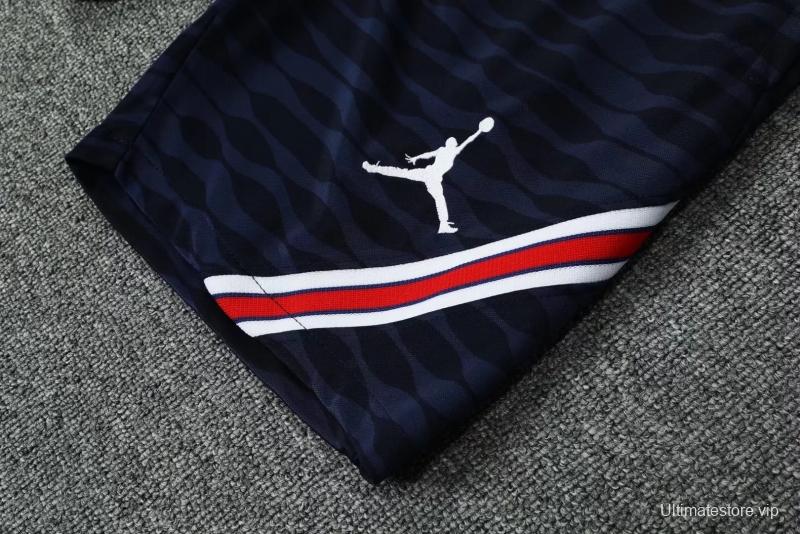 22/23 PSG Pre-match Training Jersey Royal Blue Spotted Vest