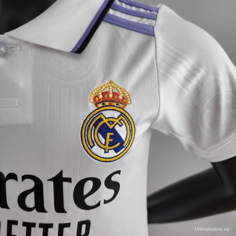 22/23 Kids Kit Real Madrid Home Kit