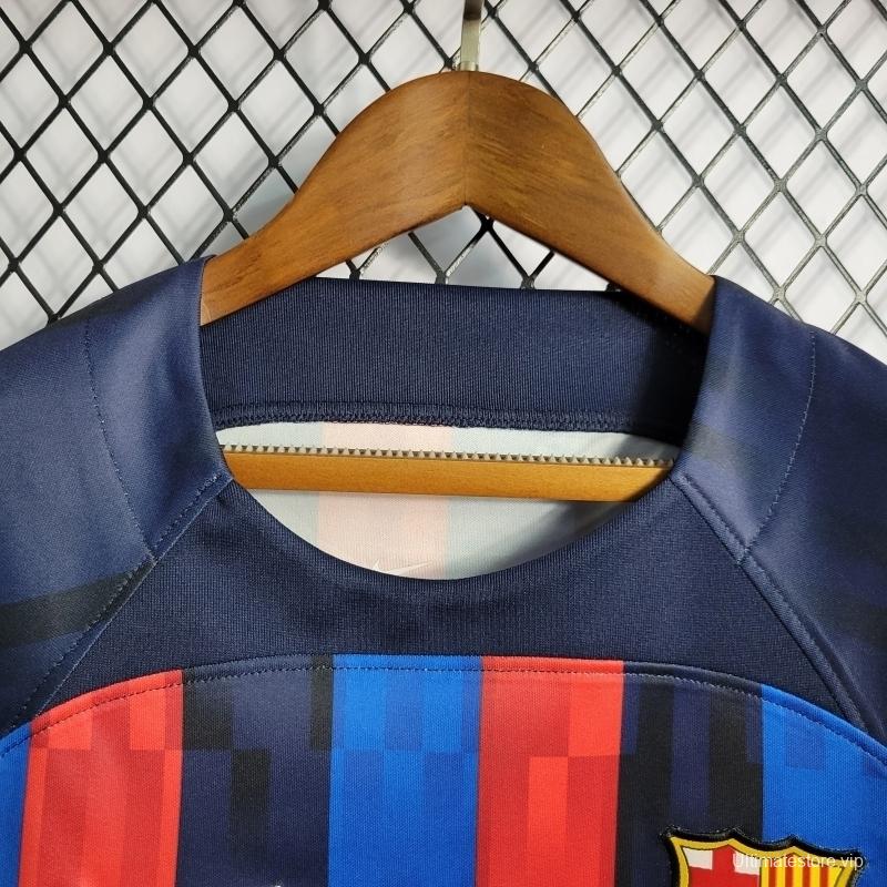 22/23 Woman Barcelona Home S Soccer Jersey