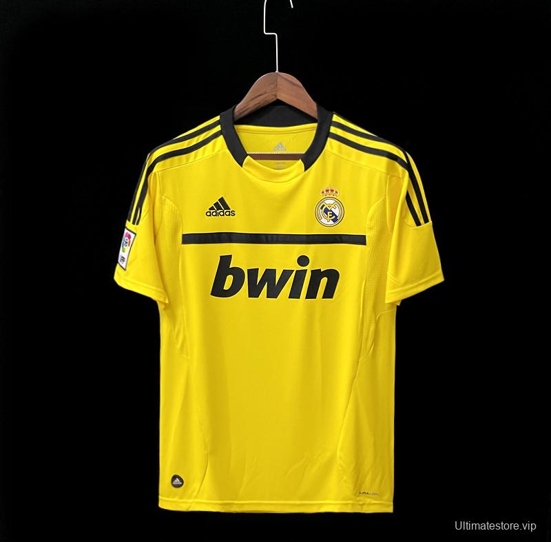 Retro 11/12 Real Madrid Goalkeeper Yellow Jersey