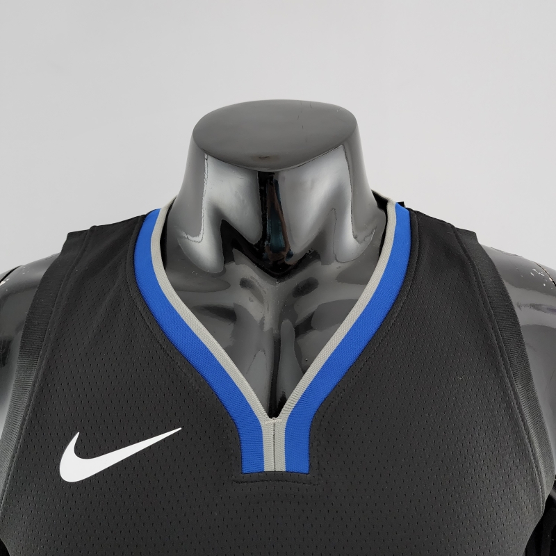 2020 Curry#30 Warriors City Edition Black And Grey NBA Jersey