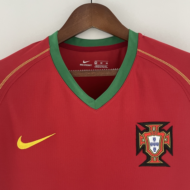 Retro Portugal 2006 Home Soccer Jersey