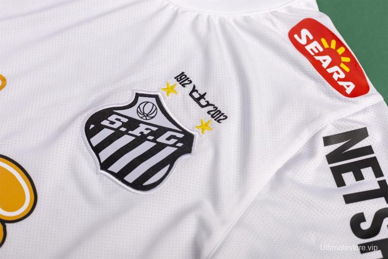 RETRO 12/13 Santos Home Soccer Jersey