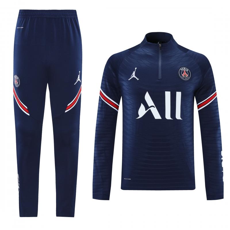 Kids 2022 PSG Navy Half Zipper Tracksuit