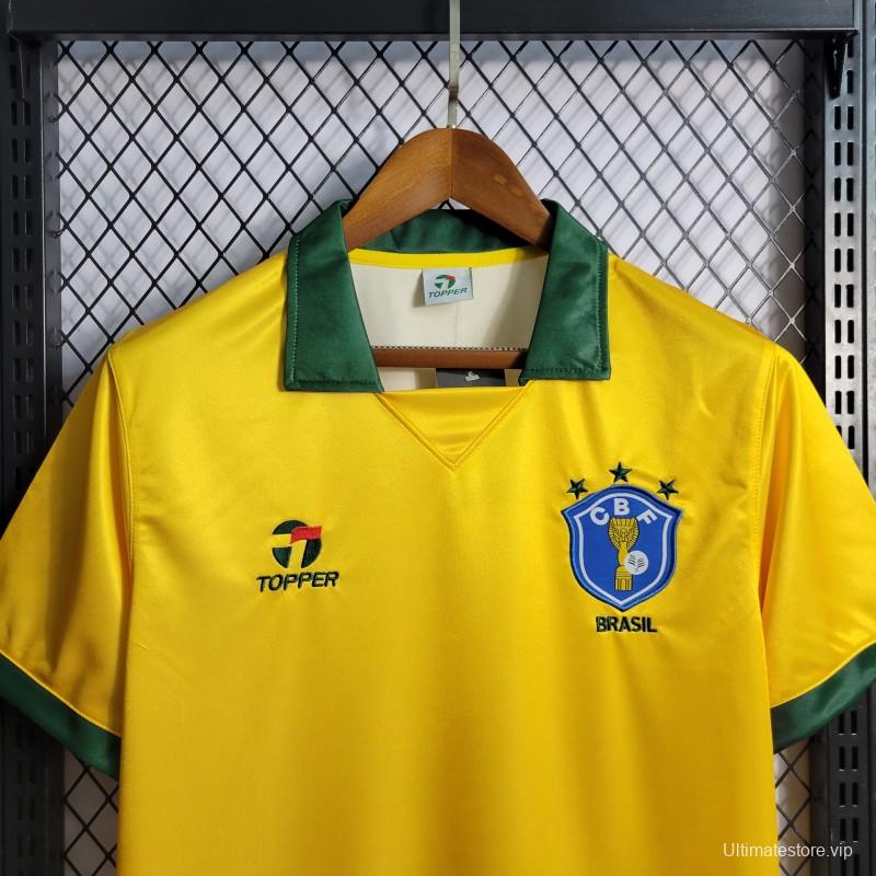 Retro 1988/1990 Brazil Home Jersey