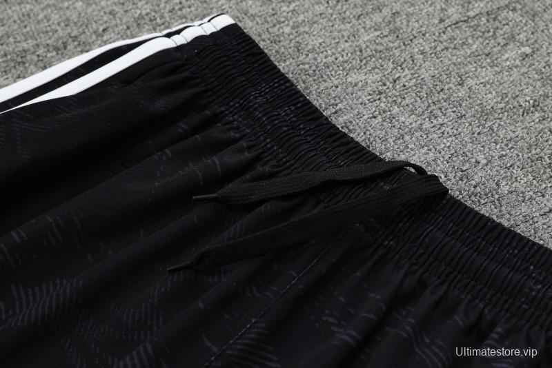 23-24 Juventus Black White Short Sleeve+Shorts