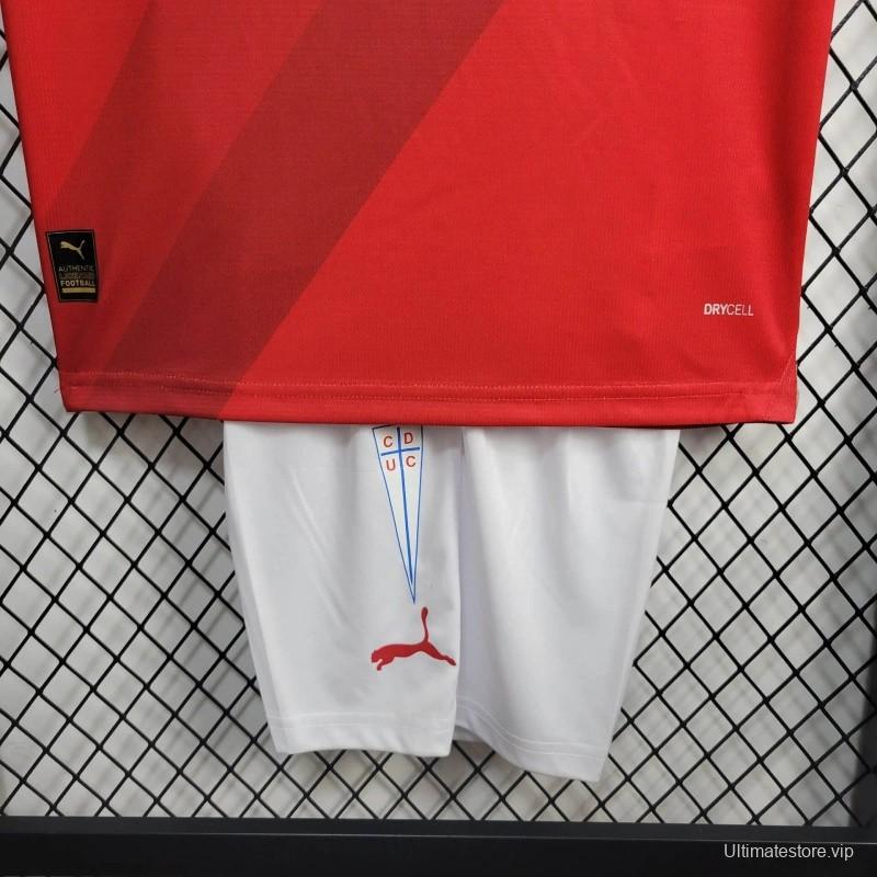 24/25 Kids Deportivo Universidad Catolica Away Red Jersey