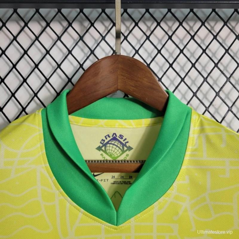 Kids 2024 Brazil Home Set