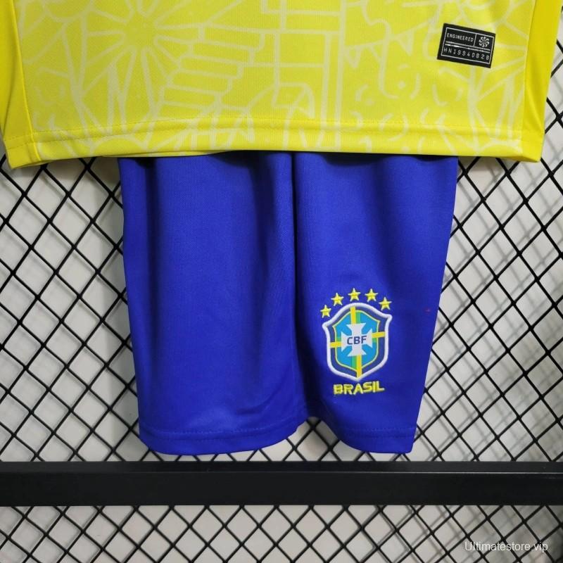 Kids 2024 Brazil Home Set