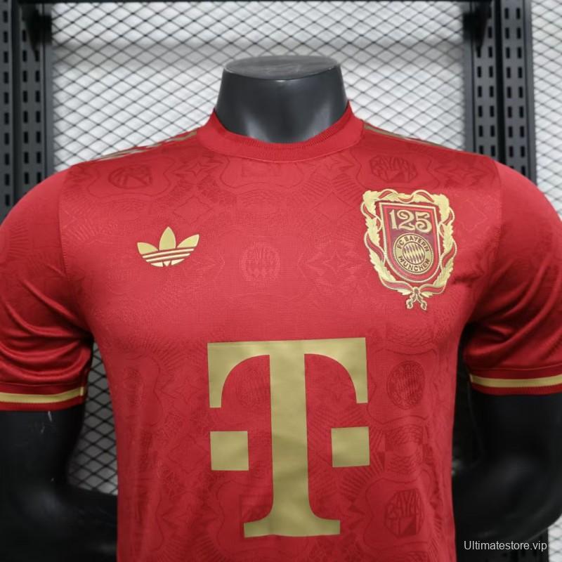 Player Version 25/26 Bayern Munich 125Th Anniversary Jersey