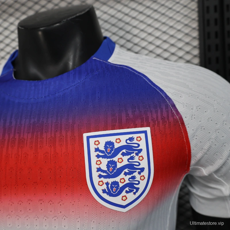 25/26 Player Version England Home Jersey