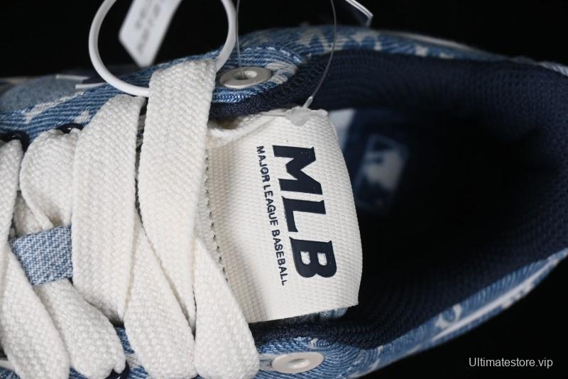 New York Yankees MLB Chunky Liner Denim Basic Platform Sandals - 3ASXCDC4N50BLS