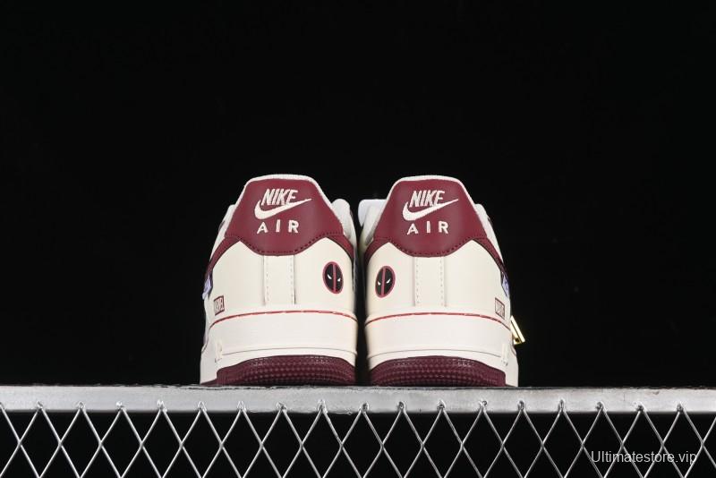 Nike Air Force 1'07 Low "Deadpool" Marvel Series Deadpool Casual Sneakers - FB1839-512