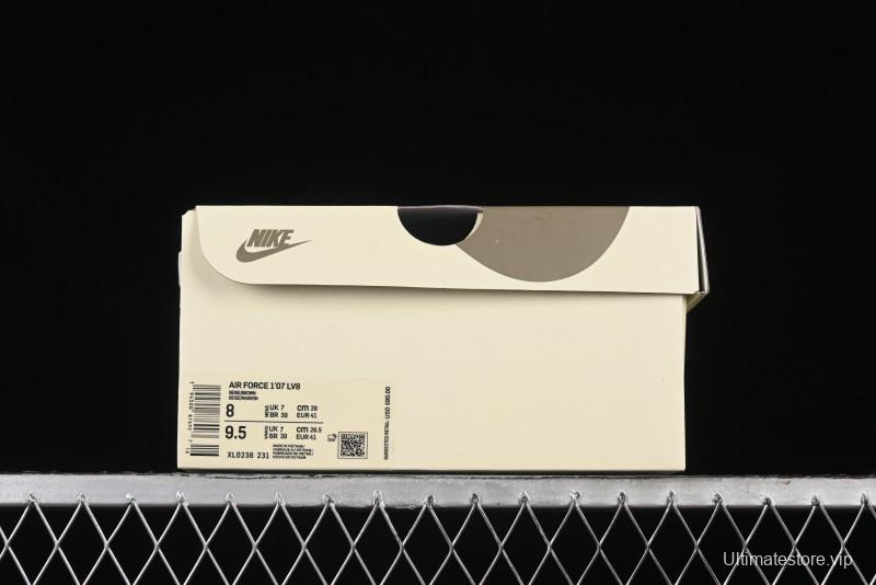 Nike Air Force 1 '07 Mid Military Green Dual-Color Sole Starlight Retro Sneakers - XL0236-231