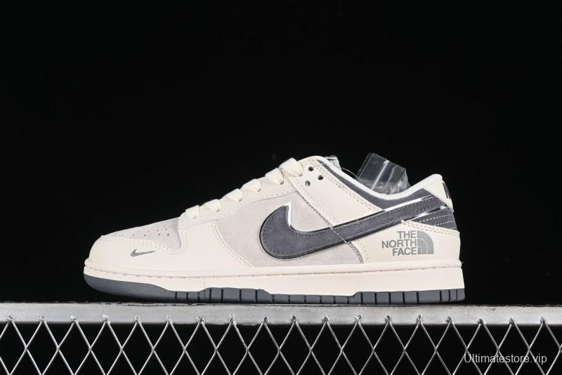 Nike SB Dunk Low The North Face Collaboration - Anniversary High-End Customized Low-Top Casual Skate Shoes - DQ1098-513