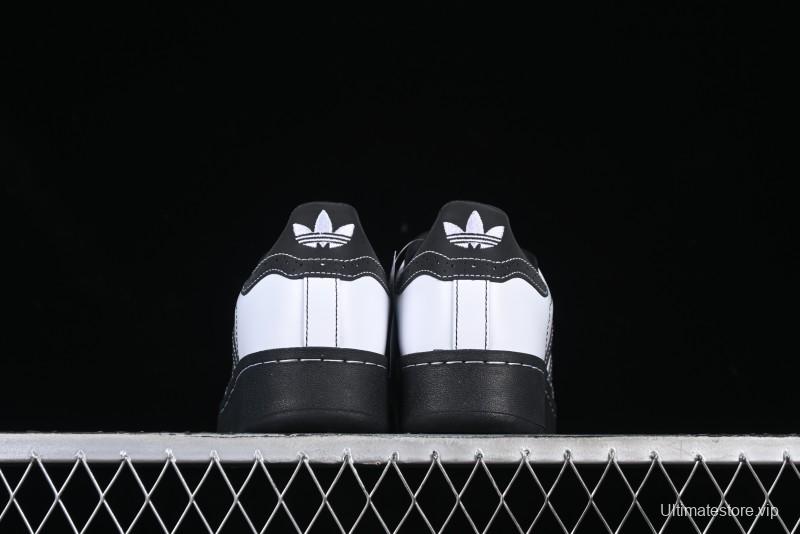 Adidas Originals Superstar XLG Casual Sneakers with Shell Toe and Thick Sole - IE8409