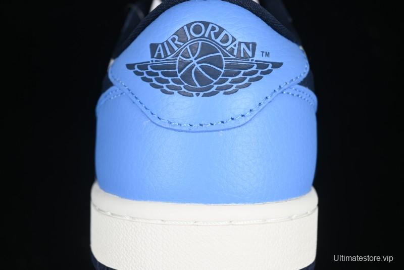 Nike Air Jordan 1 Low OG Obsidian AJ1 Low-top Lifestyle Basketball Shoes - CZ0790-400