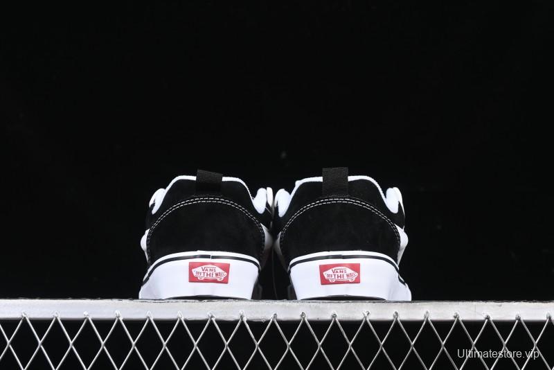 Vans Knu Skool DR Black White New Series Chunky Sneakers - VN000CZUVE9